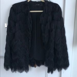 Zara fringe jacket. Size s.